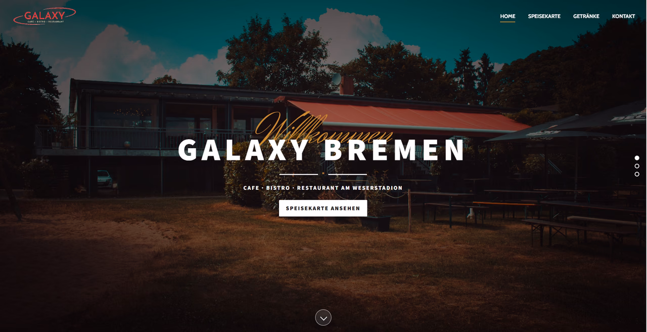 Galaxy Bremen: Webdesign & Umsetzung